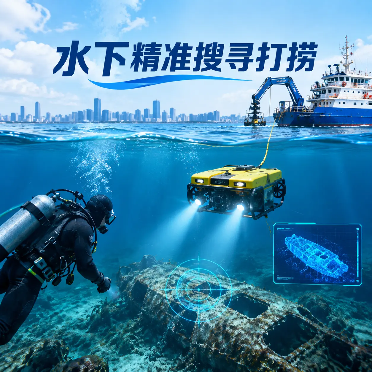 乌苏水下精准搜寻打捞